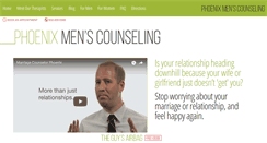 Desktop Screenshot of phoenixmenscounseling.com